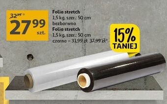 Auchan Folia stretch 1.5 kg 50 cm bezbarwna oferta