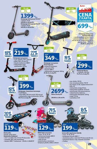 Auchan Hulajnoga mizzaro oferta