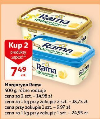 Auchan Margaryna rama salty oferta
