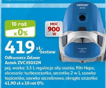 Auchan Odkurzacz antek zvc35032n zelmer oferta