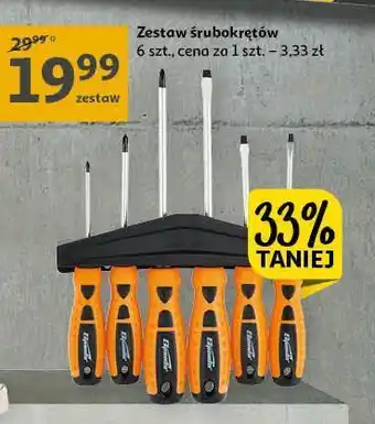 Auchan Zestaw śrubokrętów oferta