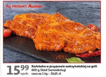 Auchan Karkówka w marynacie meksykańskiej auchan oferta