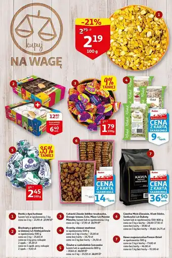 Auchan Biszkopty z galaretką w ciemnej polewie friendy oferta