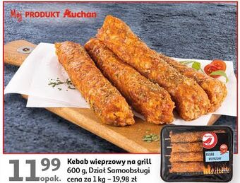 Auchan Kebab wieprzowy auchan różnorodne (logo czerwone) oferta