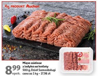 Auchan Mięso mielone z indyka na kotlety auchan oferta