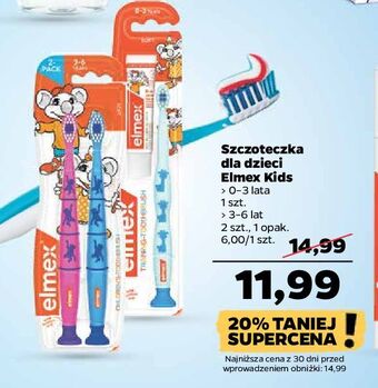 Netto Szczoteczka do zębów miękka 3-6 elmex oferta