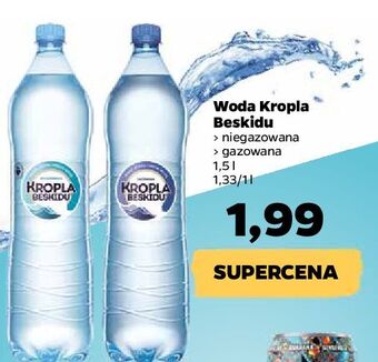 Netto Woda gazowana kropla beskidu oferta