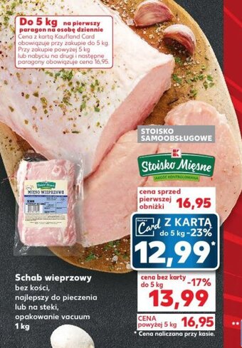 Kaufland Schab wieprzowy 1kg oferta