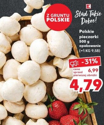 Kaufland Polskie pieczarki 500g oferta