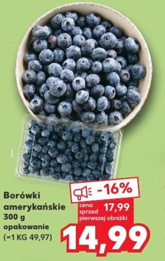 Kaufland Borówki amerykańskie 300g oferta