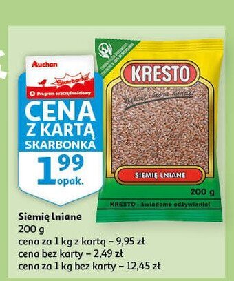 Auchan Siemię lniane oferta