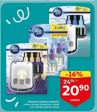 Auchan Wkłady zapachowe seaside breeze (3 szt) oferta