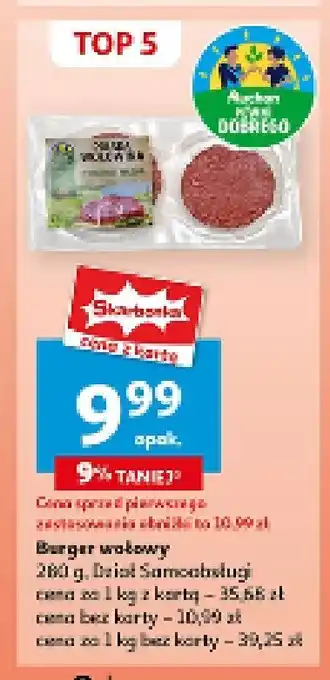 Auchan Burger wołowy oferta