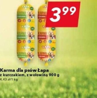 Lewiatan Łapa Karma dla psów 900g oferta