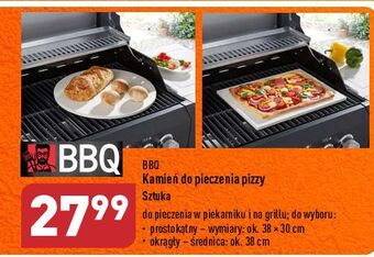 ALDI Kamień do pieczenia pizzy prostokątny 38 x 30 cm bbq oferta