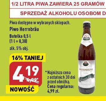 ALDI Piwo herrnbrau oferta