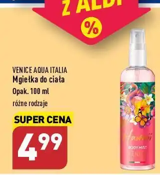 ALDI Mgiełka do ciała hawaii venice aqua italia oferta