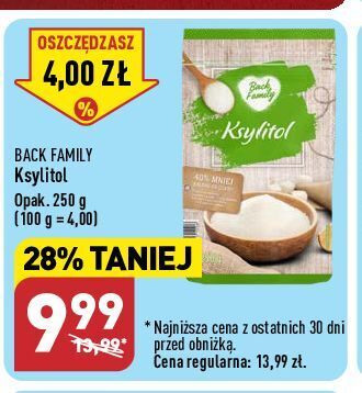 ALDI Ksylitol back family oferta