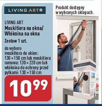 ALDI Włóknina przeciwpyłkowa living art oferta