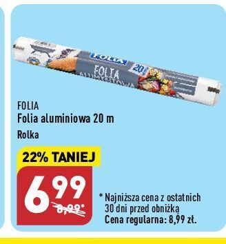 ALDI Folia aluminiowa 20m oferta