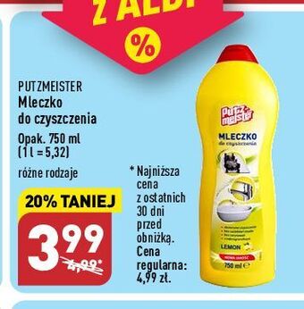 ALDI Mleczko do czyszczenia lemon putzmeister oferta