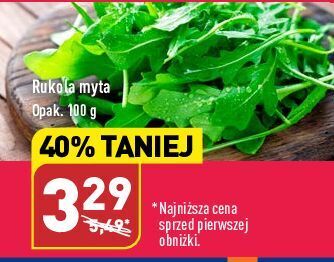 ALDI Rukola myta oferta