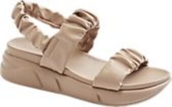 Deichmann Beżowe sandały damskie catwalk na grubej podeszwie oferta