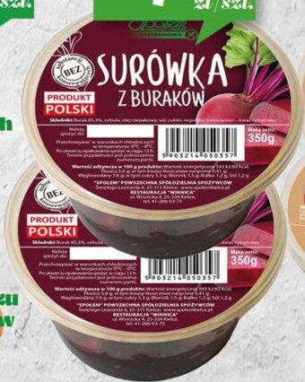 Społem Surówka społem oferta
