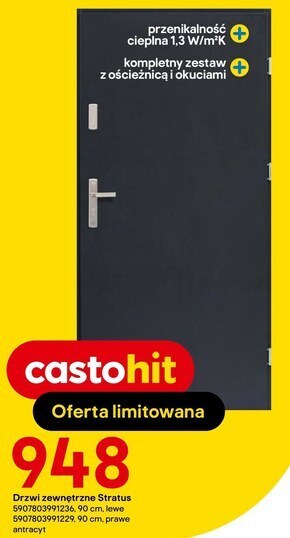Castorama Drzwi zewnętrzne oferta