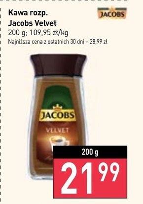 Stokrotka Market Jacobs velvet kawa rozpuszczalna 200 g oferta