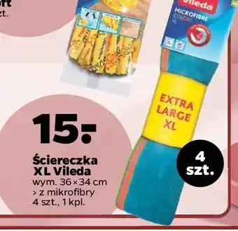 Netto Ściereczki z mikrofibrą xl oferta