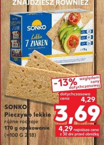 Kaufland Sonko Pieczywo lekkie 170g oferta