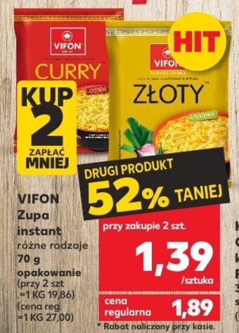 Kaufland Vifon Zupa instant 70g oferta
