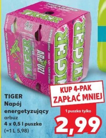 Kaufland Tiger Napój energetyzujący 0,5l oferta