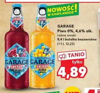 Kaufland Garage Piwo 0%, 4,6% 0,4l oferta