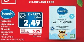 Kaufland Bevola Patyczki higieniczne 72szt. oferta