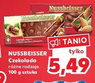Kaufland Czekolada mleczna z całymi orzechami alpen gold nussbeisser oferta