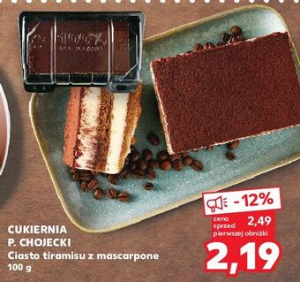 Kaufland Tiramisu z mascarpone chojecki oferta