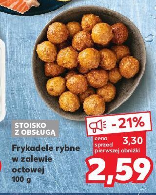 Frykadele rybne opiekane w zalewie octowej