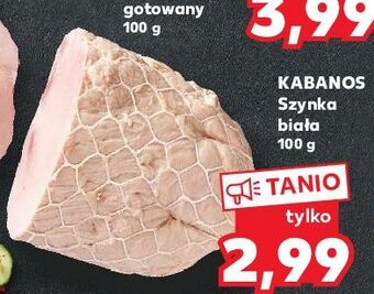 Kaufland Szynka biała kabanos oferta