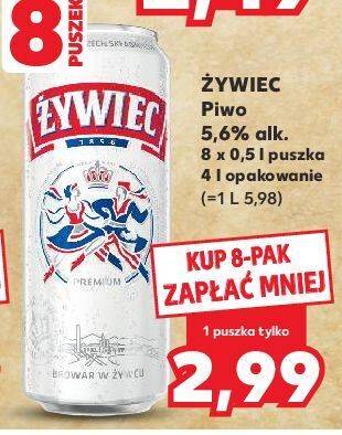Kaufland Piwo żywiec jasne pełne oferta