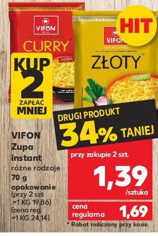 Kaufland Zupa kurczak złoty vifon oferta