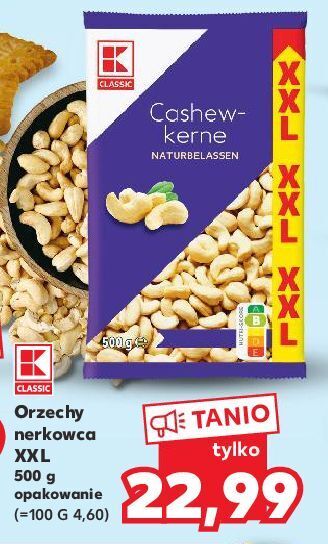 Kaufland Orzechy nerkowca k-classic oferta