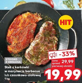 Kaufland Stek z karkówki w marynacie czosnkowo ziołowej oferta