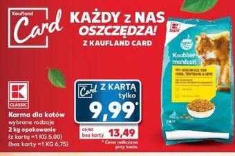 Kaufland Karma dla kota k-classic oferta