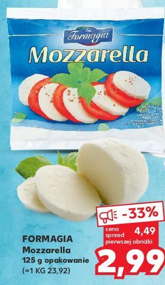 Kaufland Mozzarella formagia oferta