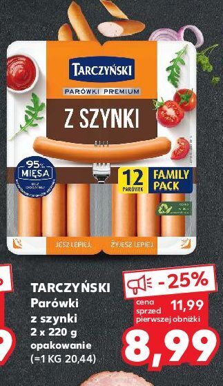 Kaufland Parówki z szynki tarczyński oferta