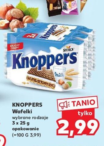 Kaufland Wafelek knoppers oferta