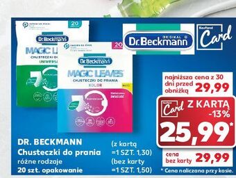 Kaufland Chusteczki do prania uniwersalne dr. beckmann oferta