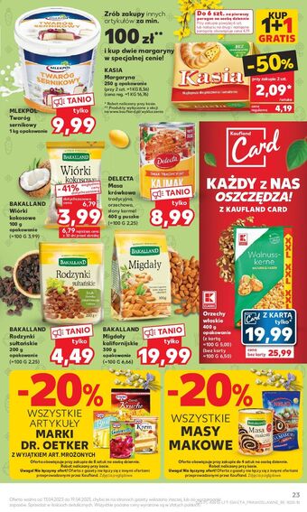 Kaufland Margaryna kasia oferta